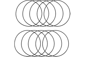 UXCELL sourcing map Nitrilo Caucho Tóricas Juntas 85mm OD 81mm ID 2mm Ancho, Métrico Sellado Empaquetadura, Paquete de 10