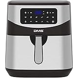 DMS XXXL 7 Liter Heißluftfritteuse | fritteuse | Backofen | Heißluftgrill | Cooker | fettfrei und ohne Öl | inklusive 10 Prog