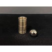 MOMOMAGE Boule et tube Mystère Magic Tricks Close Up Illusions Gimmick Props Mentalisme Magic Brass Steel Ball Sink Down into Tube Magic MOMOMAGE Boule et tube Mystère Magic Tricks Close Up Illusions Gimmick Props Mentalisme Magic Brass Steel Ball Sink Down into Tube Magic