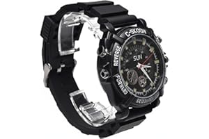 WIWACAM 2025-gen 1080P Full HD Kamera Uhr Kamerauhr, mit 32GB Speicher, Infrarot Nachtsicht Mini Kamera
