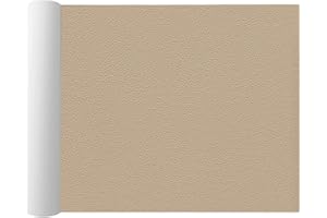 SZYCKJGS Cuir Adhesif Reparation Canapé Beige - Patch Cuir Auto-adhésif 80x200cm, Simili Cuir Autocollant, Patch de Réparation en Cuir Autocollant pour Réparation Canapé, Meubles, Sièges de voiture
