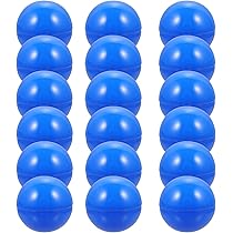 Yardwe Tombola Bälle 25 Stück - 4cm Plastikkugeln Zum Befüllen - Orange Für Gewinnspiele