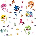 RoomMates Baby Shark Peel And Stick Giant Wall Decals With Alphabet