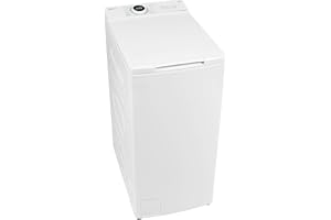 Midea Toplader Waschmaschine MF10ET80B / 8KG / A / 1300 U/min/BLDC Inverter Mortor/Dampffunktion/SoftOpener/XL Türöffnung/Kurz 15'&45' / Mehrere Temperaturoptionen/AquaStop, Weiß