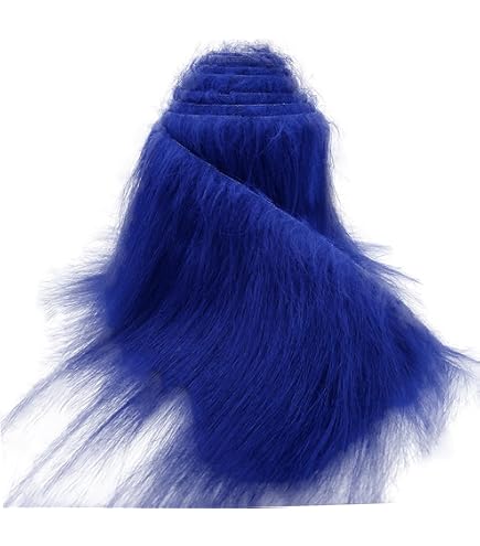 EOVEA Shaggy-Kunstfellstoff – 1,5 M Breit, Flauschig, Für Nähen & Deko, Verschiedene Farben
