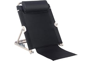 XWZJY MANGGUO Dossier de lit Assis Ajustable Dossier De Lit Réglable en Tissu Support De Lit pour Personnes Handicapées avec Tuyau en Acier Pulvérisé Support Inclinable Confortable en Tissu Oxford