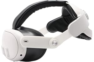 LICHIFIT Justerbar huvudrem för Meta Quest 3 Elite rem ersättning VR-headset komfort stress och viktminskning huvudrem tillbehör