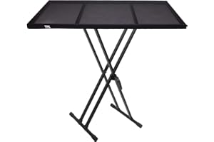 TEK audio DJ Shelf 45x100cm + Double Braced X-Style Keyboard Stand KS330