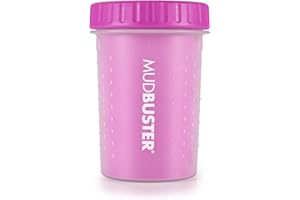Dexas MudBuster Hundepfotenreiniger, tragbar, mittelgroß, Fuchsia