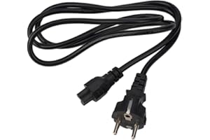 DRHOMEAM Cavo di ricarica a 3 poli da 140 cm per Ninebot per scooter elettrico Segway MAX G30 G30D, cavo di ricarica, nero