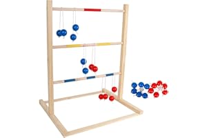 Home>it® Leitergolf in Holz mit 6 Bällen, Natur