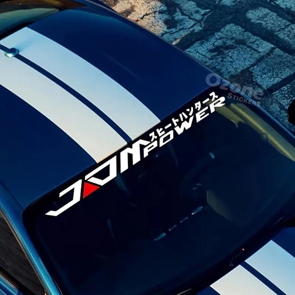 11pc JDM Mugen Style Reflective Car Window Decal Sticker Set For Honda