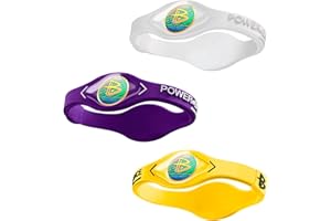 Power Balance Original Authentic Performance Armband, Silikongummi Armband Armband Sport Armband Armband für Männer und Frauen, Power 3 Stück Armband, Sicherheit Wasserdicht Leicht und Langlebig