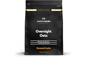 Overnight Oats | Colazione Ad Alto Contenuto Proteico | Snack A Basso Contenuto Di Zucchero | Avena A Basso Indice Glicemico | THE PROTEIN WORKS | Caramel Latte | 1kg