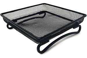 Super Idee Feinmaschige Bodenfutterstation Futterschale mit Bodenstützen Futterspender Futterhaus Futterhalter für Wildvögel Amsel Rotkehlchen Spatzen Meise Igel Eichhörnchen Kaninchen Bodenfresser