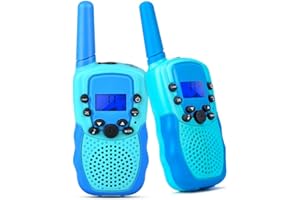 Funkprofi Set walkie talkie professionale per bambini T-388 Interfono radio bidirezionale 1-3KM gamma PMR446 8 canali con torcia Regalo per bambini e bambine dai 3 anni