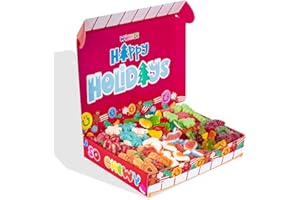 Wunnie box American Uncle - Idea regalo Natale 2023 originale ed economica per ragazzo o ragazza, bambino o bambina - box caramelle di natale da 1kg