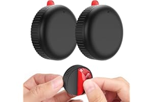 Stouchi Airtag Holder IPX8, wodoszczelny pokrowiec Airtag, z naklejką samoprzylepną 3M VHB, uchwyt na naklejkę z PC do rowerów, nart, skrzynek narzędziowych, kosiarek, przyczep, kajaków,czarny,2 szt