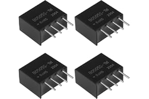 The Lord of the Tools 4 Pezzi Nero 4 Pin DC-DC 5V B0505S-1W Trasformatore Di Isolamento DC-DC Da 5V A 5V B0505S-1W Modulo Di Alimentazione Tensione Di Ingresso Fissa 1W