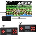 CHAHU™Tv Video Game Set for Tv Gaming 2 Player Wireless Extreme Mini Game Box with Classic Inbuilt Game Like Super Mario Bros, Contra, Double Dragon 2, Duck Hunt, F1 Race Etc (Extreme Mini)