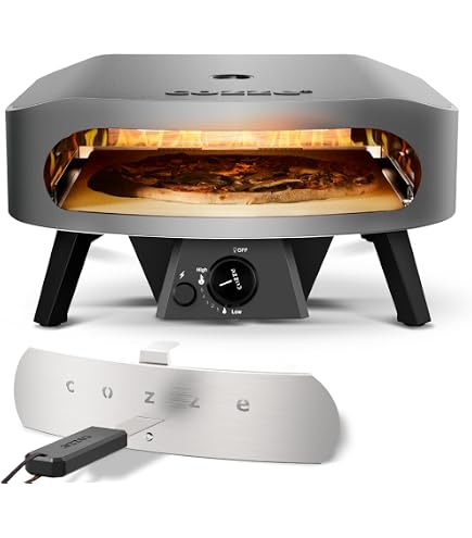 Horno De Pizza De Gas MasterPro - Portátil, 500°C, Incluye Accesorios, Pizza En 60 Segundos