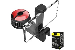 ‎PKKP PKKP Auto Kopfstützen Haken, Heckhaken für Autositze mit Handyhalterung, 360° Drehbar Universal Auto Rücksitz Kopfstütze Halter für Tasche, Geldbörse, Stoff, Lebensmittel, Rot