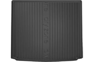 IMJ-GLOBAL Vasca Baule per Bagagliaio auto DryZone compatibile con FORD Focus IV 2018 in poi su misura in gomma | Note: bagagliaio superiore, con nicchie laterali, con ruotino di scorta | Tipo auto: SW