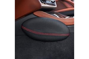 Fancylande - Cuscino poggia ginocchio per auto, supporto per gamba anti-squat – modello universale, 1 pezzo, nero