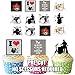 Produktbild Drums und Trommler Party Pack Mix – essbar Stand-up Cupcake Topper (36 Stück)