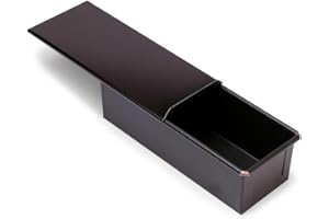 Gobel Moule à Pain de Mie – Fabrication Française Avec Couvercle – Acier Antiadhérent Bicouche sans PFAS – 25x9,3x9 cm – Cuisson Homogène & Démoulage Facile – Qualité Professionnelle