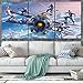 Produktbild myvovo Wall Art Print Wall Art Pictures HD Prints 5 Pieces Battle Pass Season 7 Game Poster Home Decor Canvas Paintings Modular Frame for Living Room Image Printed on Canvas
