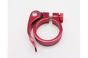 CARBONENMY Selle de vélo en aluminium Pince avec blocage rapide Saddle Clamp 34,9 mm Carbo nenmy