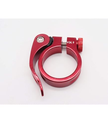 Morsetto Sella Per Bicicletta CELT - Alluminio 38,1 Mm Con Sgancio Rapido, Nero - Foto 5