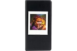 Rieibi Mini album fotografico a 64 tasche, portafoglio in pelle PU per fotocamera istantanea Fujifilm Instax Square SQ1/SQ20/SQ10/SQ6/SP-3, grazioso album fotografico colorato per Polaroid