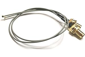 H-2 TECHNIK 2 x 20 cm MHF-4(IPEX-4) a SMA Female/femmina RF Pigtail Cable- e.g. Intel 7260/7265/8260/EM906/AC9560 Card