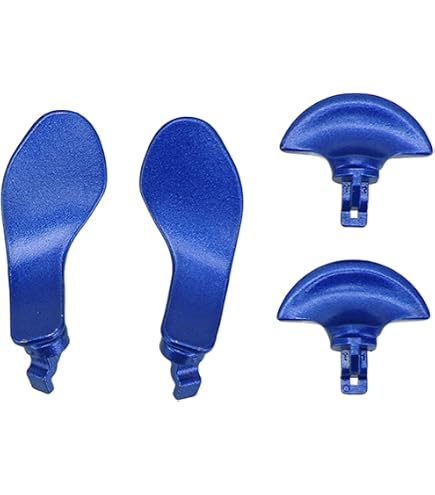 Palettes Arrière Métal Pour Manette PS5 Edge - Acier Inoxydable - Finition Mate