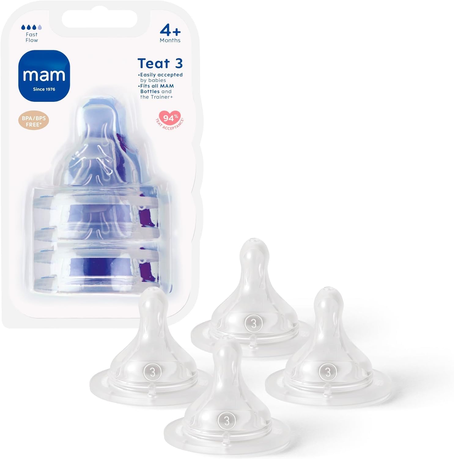 Conseils d'Installation & Prise en Main du MAM Teats Size 3 Fast Flow 4 Pack Suitable fr