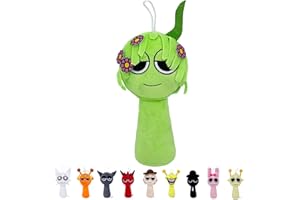 HYDTQCL Sprunki Peluche, 25 cm Peluche Sprunki, Sprunki Wenda Peluche, Sprunki Plushies Miglior Regalo per Bambini e Fan (E)