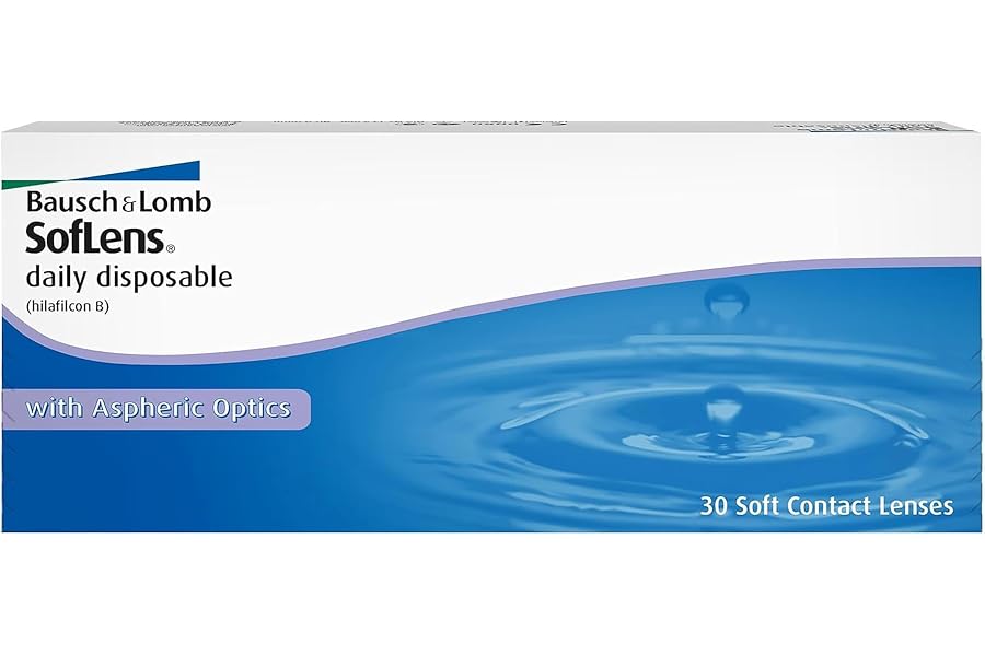 SofLens Daily Disposable BAUSCH + LOMB lentillas diarias esféricas, 30 unidades / 8.6 BC / 14.20 DIA / -02,75