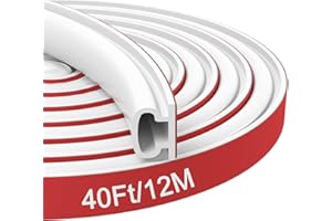 NAYOTAA Joint De-Porte D'entrée Autocollant - Utilisé pour L'isolation Phonique et L'étanchéité des Portes et Fenêtres