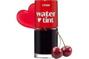Etude House Dear Darling Water Tint Cherry Ade (21AD) | Teinture à lèvres aux couleurs vives avec une finition hydratante légère et non collante | Résistant aux taches et léger | K-beauté