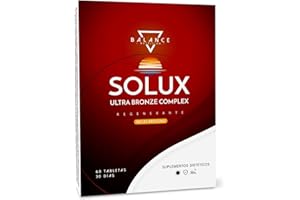 BALANCE NUTRITION SOLUX® | Betacaroteno | Acelerador Bronceado, con 10 ingredientes activos que incluyen Licopeno, Tirosina, Caléndula, Moringa Oleifera, Vitamina C, E, B2, Selenio | 60 Tabletas