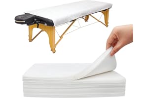 Xiaozhifu Lot de 20 Draps Jetable Table Massage,Drap de Lit Jetable Non Tissé,80 x 180 cm pour tables de massage, salons de beauté, tatouages, voyages