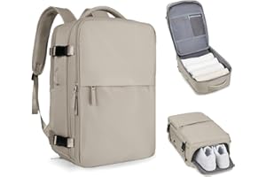 BJLFS Mochila Viaje Cabina Avion para Ryanair Mochilas para Mujer Bolsa de Cabina 45x30x16 para EasyJet Equipaje de Mano Cabina Avion Mochila de Senderismo Mochila Impermeable Cabina Mochila para Wizzair