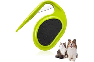 KJG Entfilzungsmesser Katze, Pet Knotting Comb mit Stahlklinge, Knotenkamm für Katzen, Entfilzungskamm für Hunde, Katzen Kamm, für langhaarige Katzen, Hunde