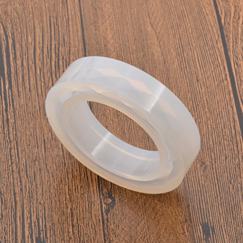 YNuth Silikonform Gießform Armband Breit Transparent Schmuck DIY Durchmesser 6.2cm - 6