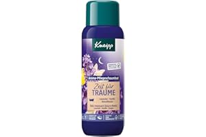 Kneipp Cuarto de baño de espuma aromática Tiempo para sueños, lavanda, vainilla y flor de noche, 1 unidad (1 x 400 ml)