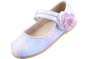 EIGHT KM - Kleinkind Mädchen Kleid Ballerinas Schuhe - Mary Jane Wohnungen - Prinzessin Hochzeit Schuhe