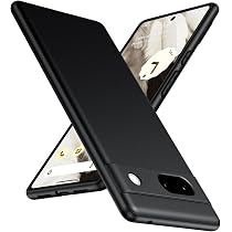 SCL Handyhülle Für Google Pixel 7A | Carbon Design | Stoßfest & Kratzgeschützt | Schwarz | TPU Material