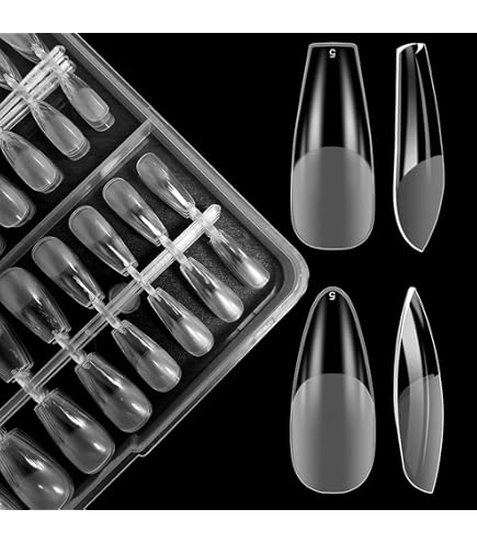 2 Stück Transparente Nagel-Aufbewahrungsboxen, 21,8x15,5x1,7 Cm, Mit Doppelseitigem Klebeband